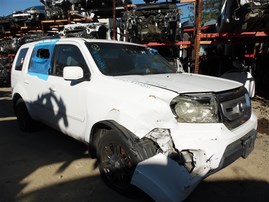 2010 Honda Pilot EX-L White 3.5L AT 2WD #A24891